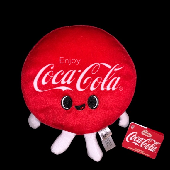 New 2020 Coca-Cola Bottle Cap Plushie Funko X Coca-Cola Collectible - Picture 1 of 8